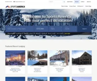 Sportsamerica.com(Ski Packages) Screenshot