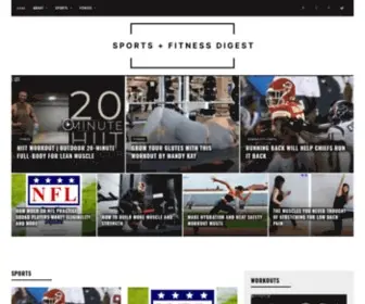 Sportsandfitnessdigest.com(Sports and Fitness Digest) Screenshot