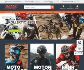 Sportsandmoreshop.de(SAM's ist dein Online Shop für) Screenshot