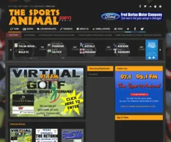 Sportsanimalradio.com(97.1 Tulsa and 96.1 Grand Lake) Screenshot