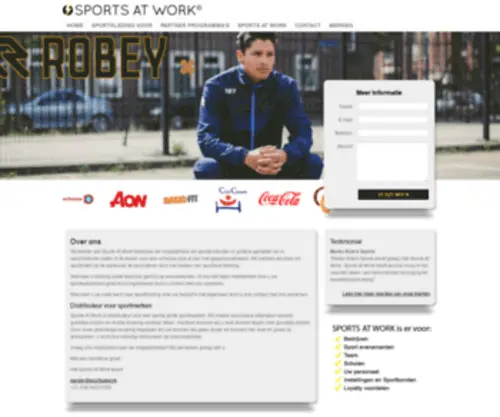 Sportsatwork.nl(Nike Sportkleding voor bedrijven) Screenshot