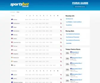 Sportsbetform.com.au Screenshot