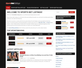 Sportsbetlistings.com Screenshot