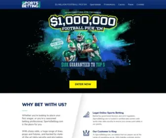 Sportsbetting.com Screenshot