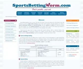Sportsbettingworm.com(Sports arbitrage) Screenshot