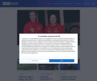 Sportsbibelen.no(News about football) Screenshot