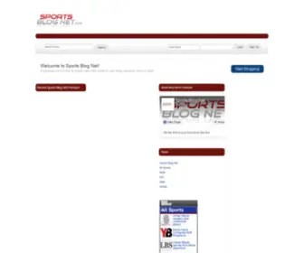 Sportsblognet.com(Sports Blog Net) Screenshot