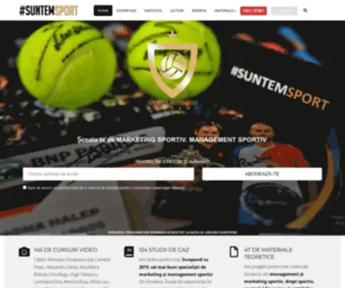 Sportsbusinessacademy.ro(Marketing Sportiv) Screenshot