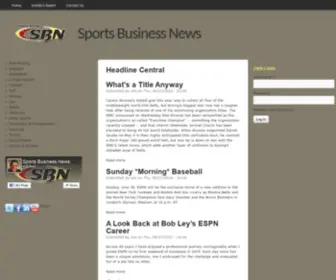 Sportsbusinessnews.com(Headline Central) Screenshot