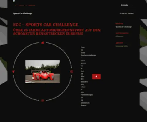 Sportscarchallenge.at(Sports Car Club Sports Car Challenge) Screenshot