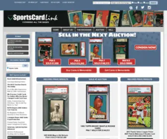 Sportscardlink.com(SportsCardLink Vintage Sports Cards and Memorabilia) Screenshot