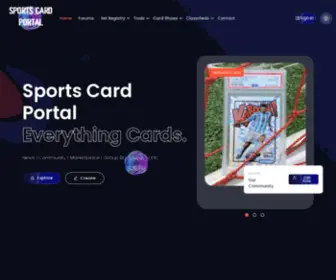 Sportscardportal.com(Sports Card Portal) Screenshot