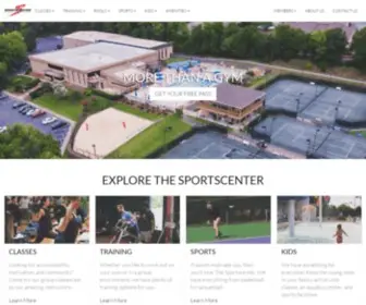 Sportscenternc.com(A gym in Concord) Screenshot