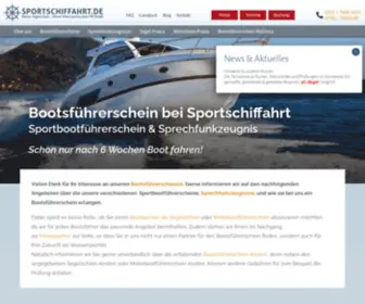 Sportschiffahrt.de(Wir bieten individuelle Kurse für Bootsführerschein in Köln und Umgebung an) Screenshot