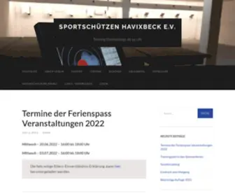 Sportschuetzen-Havixbeck.de(Sportschützen Havixbeck e.V) Screenshot