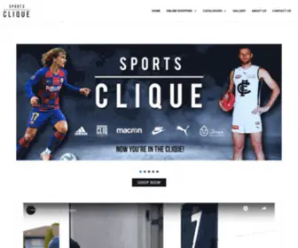 Sportsclique.com.au(Home – SPORTSCLIQUE) Screenshot