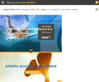 Sportscoverdirect.com(Sports Insurance from the UK's leading sports & leisure insurance specialists) Screenshot