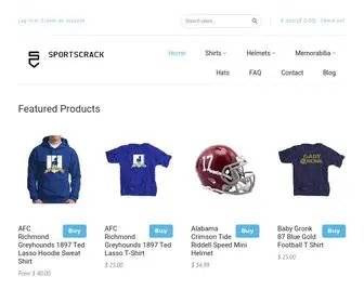 Sportscrack.com(College and pro shirts) Screenshot