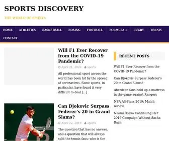 Sportsdiscovery.org(SPORTS DISCOVERY) Screenshot