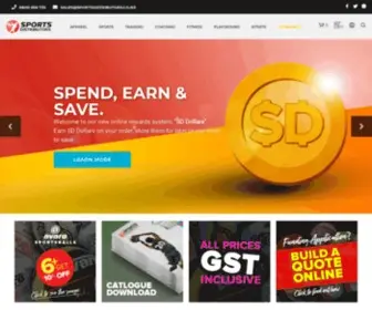 Sportsdistributors.co.nz(Proudly NZ Owned & Operated) Screenshot