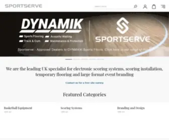 Sportserve.co.uk(Events) Screenshot