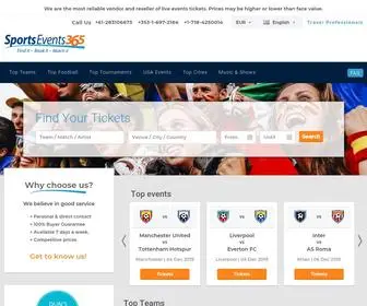 Sportsevents365.com(Sports Events 365) Screenshot