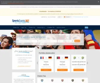 Sportsevents365.es(Sports Events 365) Screenshot