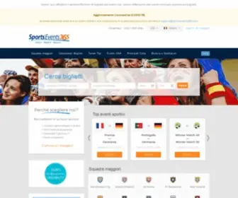 Sportsevents365.it(Sports Events 365 Italia) Screenshot