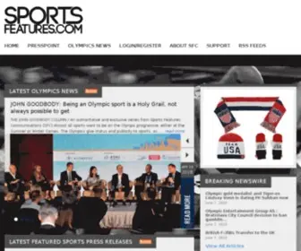 Sportsfeatures.com(Sports Press Release Service) Screenshot