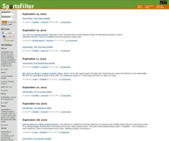 Sportsfilter.com(SportsFilter) Screenshot