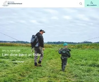 Sportsfiskeren.dk(Danmarks Sportsfiskerforbund) Screenshot