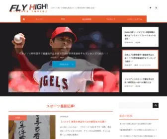 Sportsflyhigh.com(スポーツに対して主観的な意見とネット) Screenshot