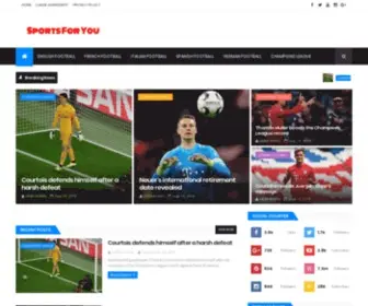 Sportsforyou.website(Best Shorten Site Short Link) Screenshot