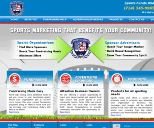 Sportsfundsusa.com(Sports Funds USA) Screenshot