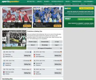 Sportsgambler.com Screenshot