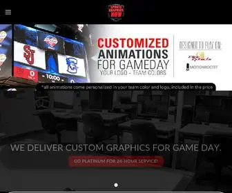 Sportsgraphicsnow.com(Customized Graphics for Game Day) Screenshot