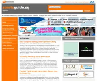 Sportsguide.sg(An online version of Let's Play Sports Guide) Screenshot