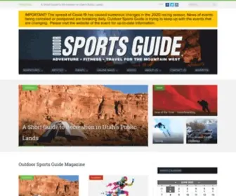 Sportsguidemag.com(Outdoor Sports Guide) Screenshot