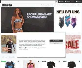 Sportshop-Triathlon.de(Dein Ausrüster für Triathlon & Schwimmen) Screenshot