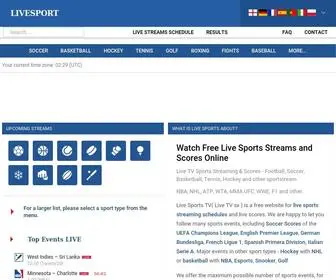 Sportshub.fan(Live Sports Stream on Livesports. Watch Sports Live for Free. Live TV Streaming) Screenshot