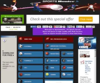 Sportshunter.biz(Free Live Sports Streams on your PC) Screenshot