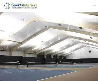 Sportsinteriors.com(LED Indoor Sports Lighting) Screenshot