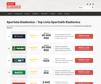 Sportske-Kladionice.com Screenshot