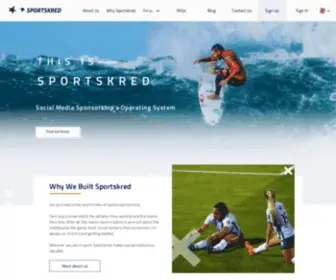 Sportskred.com(Homepage) Screenshot