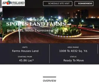 Sportslandnoida.org.in(Sports Land Farm House) Screenshot