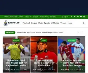 Sportsleo.com(Africas #1 Sites for Sports News) Screenshot