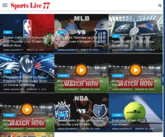 Sportslive77.com(Sportslive 77) Screenshot