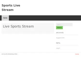 Sportslivestream.tv(Live Streaming Online) Screenshot