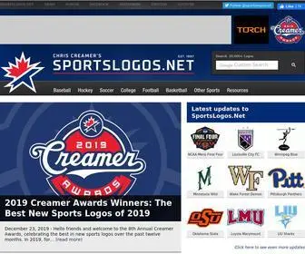 Sportslogos.net(Chris Creamer's Sports Logos Page) Screenshot