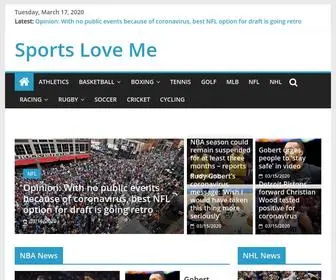 Sportsloveme.com(Sports Love Me) Screenshot